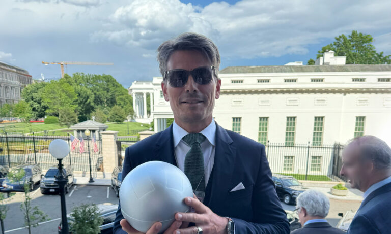Jorgen Festervoll Heimdall Power CEO at the White House